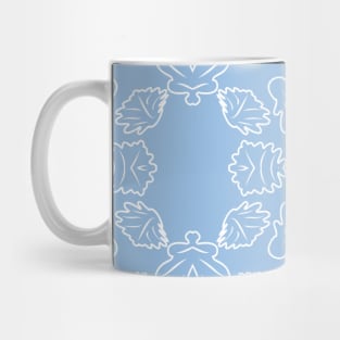 pattern with flowers and leaves Mug